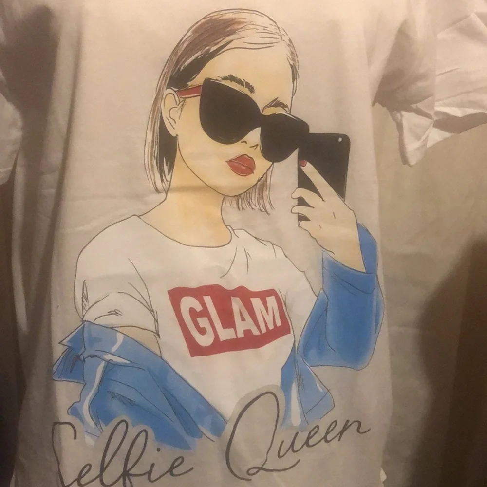 cute print T-shirt - Picture 2 of 4